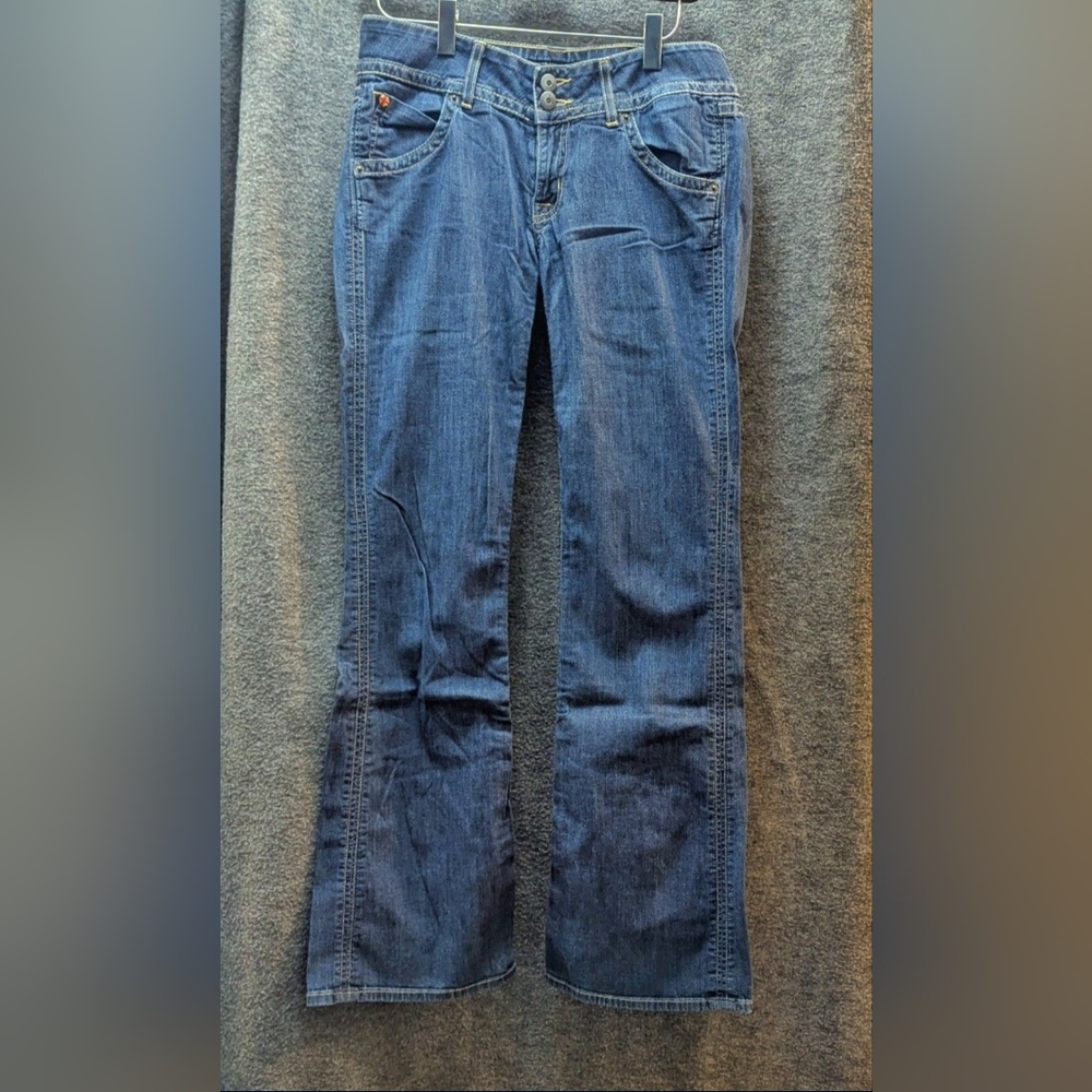 HUDSON Jeans "Beth" Midrise Baby Boot Denim Jeans - 28